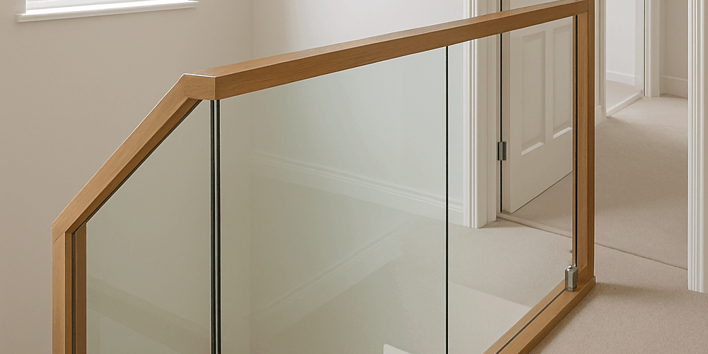 Internal Glass Stair Balustrades